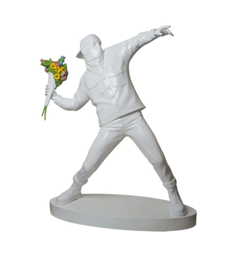 Banksy – Flower Bomber