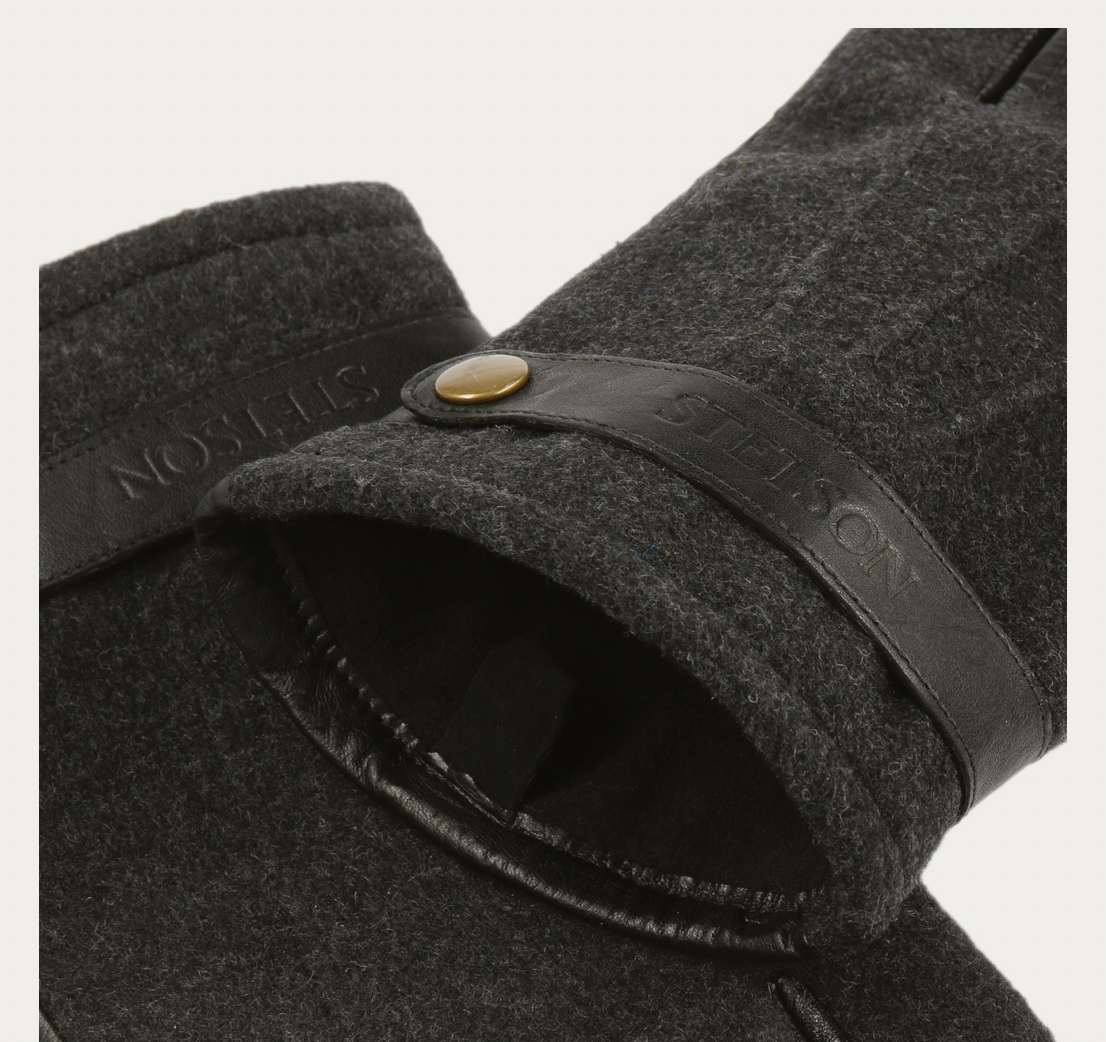 Stetson - Gants de doigt en laine de nappa