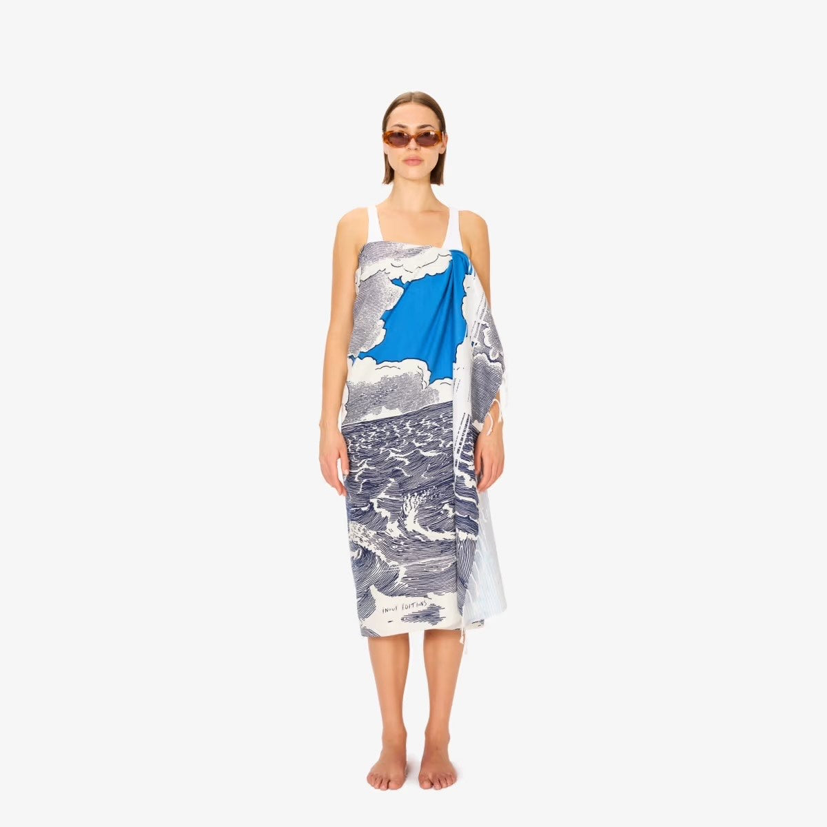 Inoui Éditions - Fouta 100 - Océanique Bleu marine