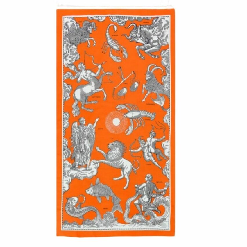 Inoui Éditions - Fouta Astrologie Orange