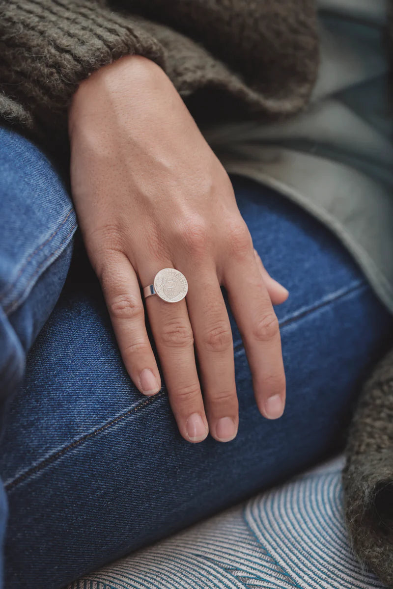 The French Sou - La Bordelaise Ring 5 Cts Silver