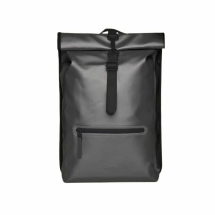 Rains - Rolltop Rucksac Metallic Grey