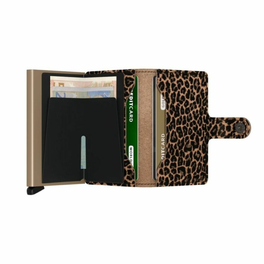 Secrid - Porte Cartes Secrid Miniwallet Leo Beige