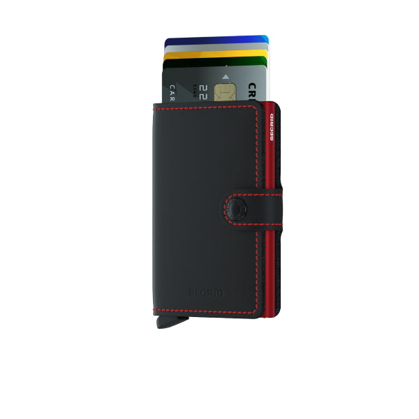 Secrid - Secrid - Miniwallet Matte Black Red - ARTY DANDY