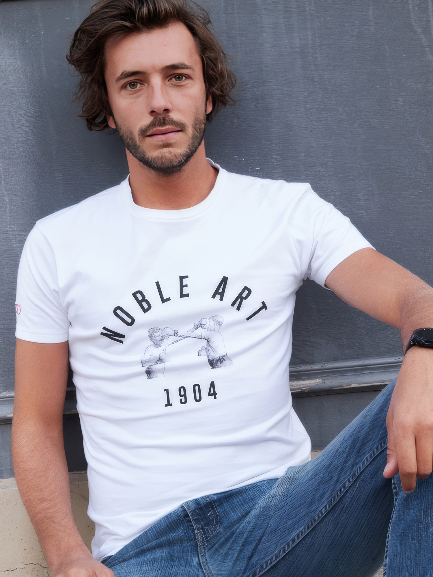 Sports d'Epoque - T-Shirt Noble Art - Blanc