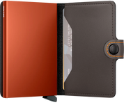 Secrid - Secrid miniwallet matte truffle orange dark