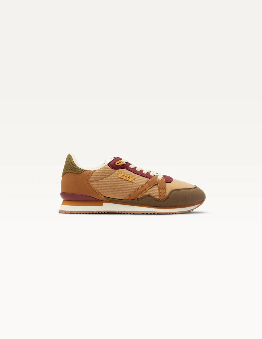 Odaje/M.Moustache - Baskets basses André Homme - Kaki beige marron clair