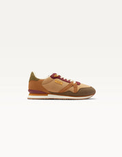 Odaje/M.Moustache - Baskets basses André Homme - Kaki beige marron clair