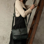 Bleu de Chauffe - Black Pastel Postman Bag