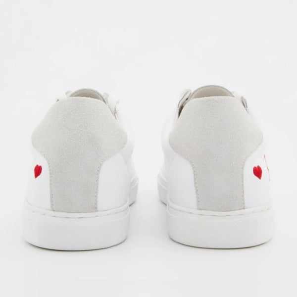 Bons Baisers de Paname - Bons Baisers de Paname - Simone Amour Cuir Blanc Rouge - ARTY DANDY