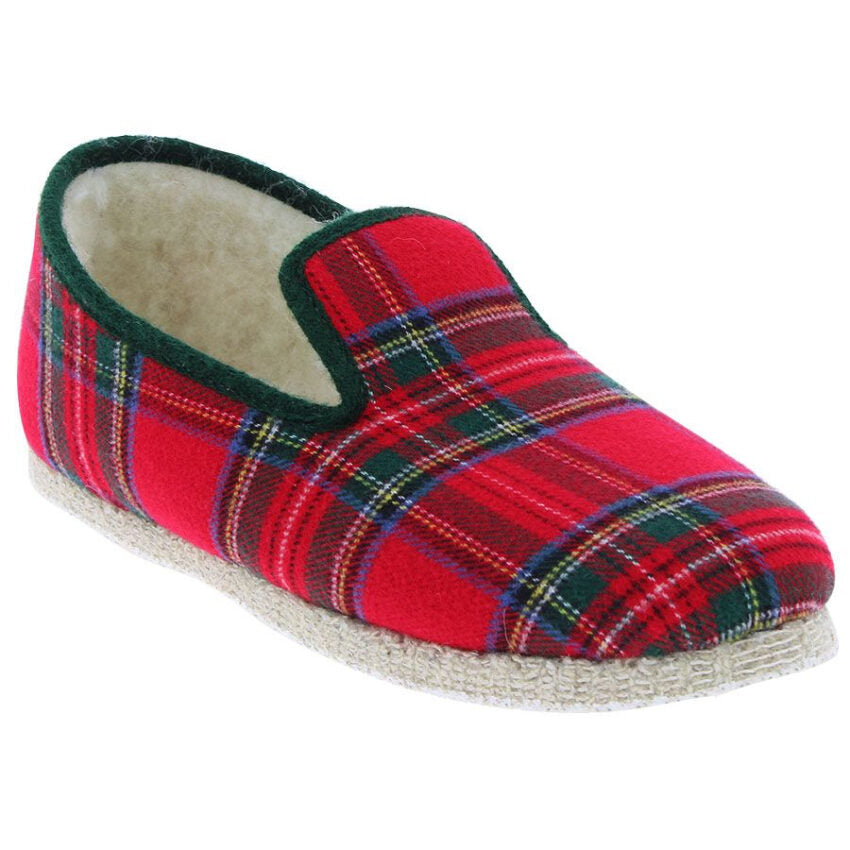 Charentaises Chausse-Mouton - Balmore Tartan Rouge