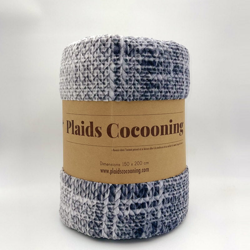 Plaids Cocooning - Tweed Gris