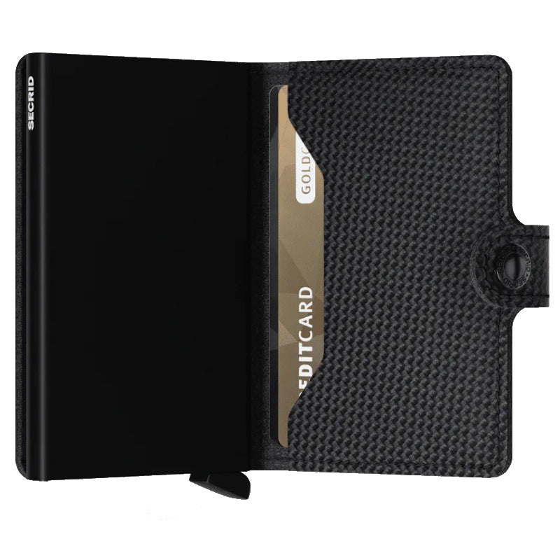 Secrid - Porte Cartes Miniwallet Carbon Black