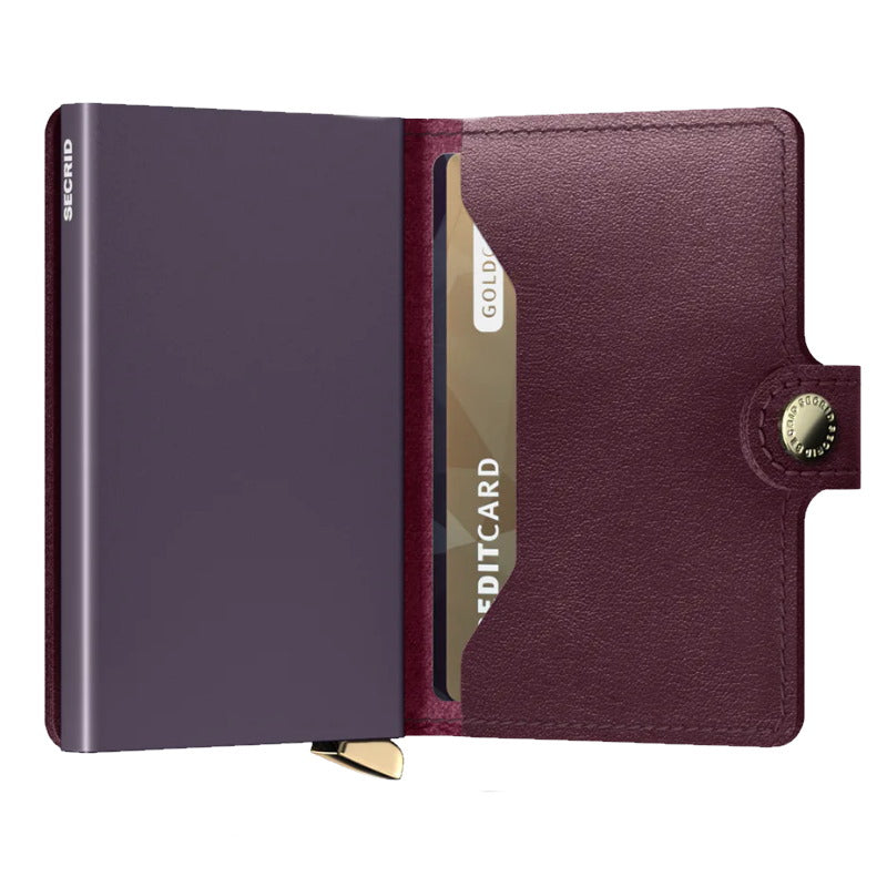 Secrid - Secrid Premium Miniwallet Dusk Burgundy Card Holder