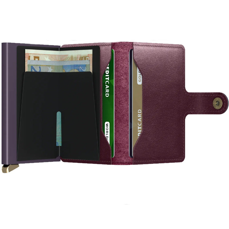 Secrid - Secrid Premium Miniwallet Dusk Burgundy Card Holder