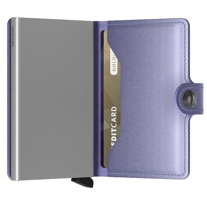 Secrid - Porte Cartes Miniwallet Metallic Lila