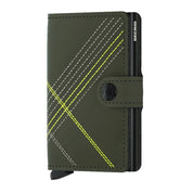 Secrid - Porte Cartes Miniwallet Stitch Linéa Lime