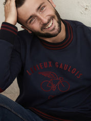 Sports d'Epoque - Sweatshirt - Old Gallic Bicycle - Blue