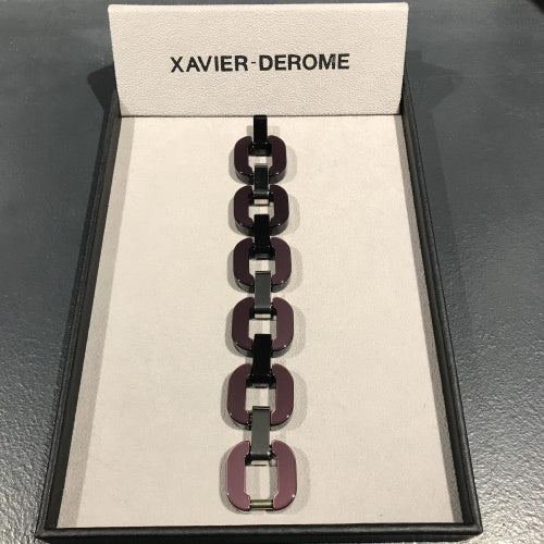 xavier-derome-bracelet-acetate-aubergine-artydandy