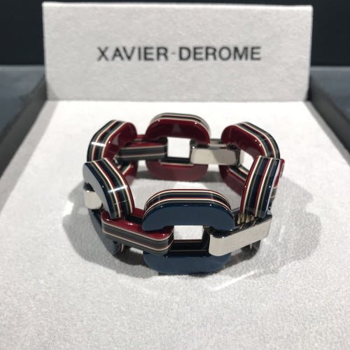 xavier-derome-bracelet-acetate-recto-rouge-verso-bleu-artydandy