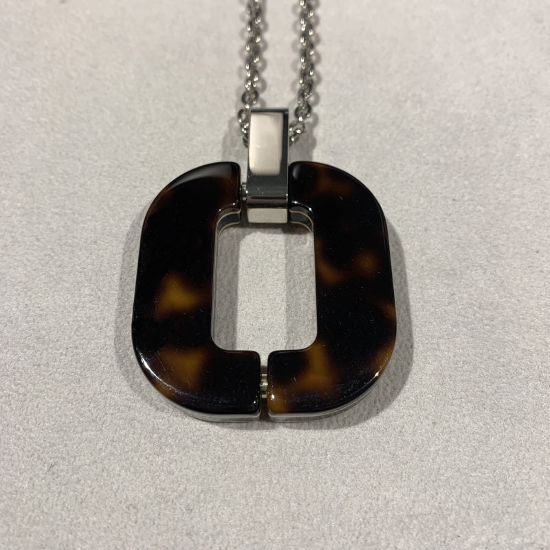 Xavier Derome - Nude / Tortoiseshell Double Face Acetate Necklace